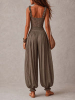 Wanda | Mono Bohemien con Pizzo e Pantaloni Fluidi