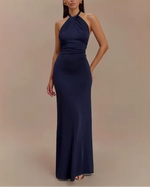 Aria | Vestito Elegante Halter Lungo