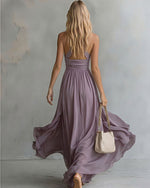Luna | Vestito Halter con Caduta Fluida