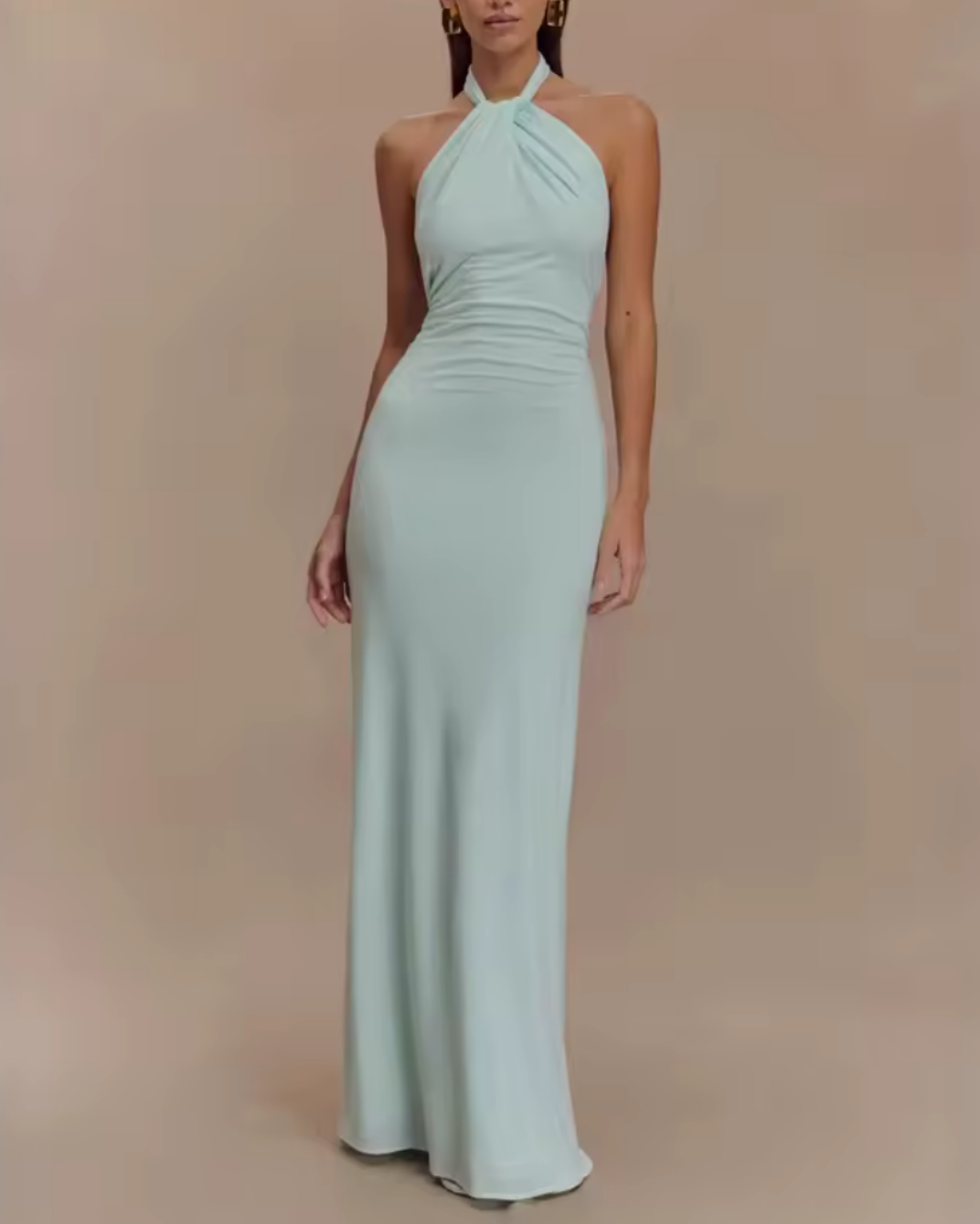 Aria | Vestito Elegante Halter Lungo