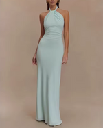 Aria | Vestito Elegante Halter Lungo
