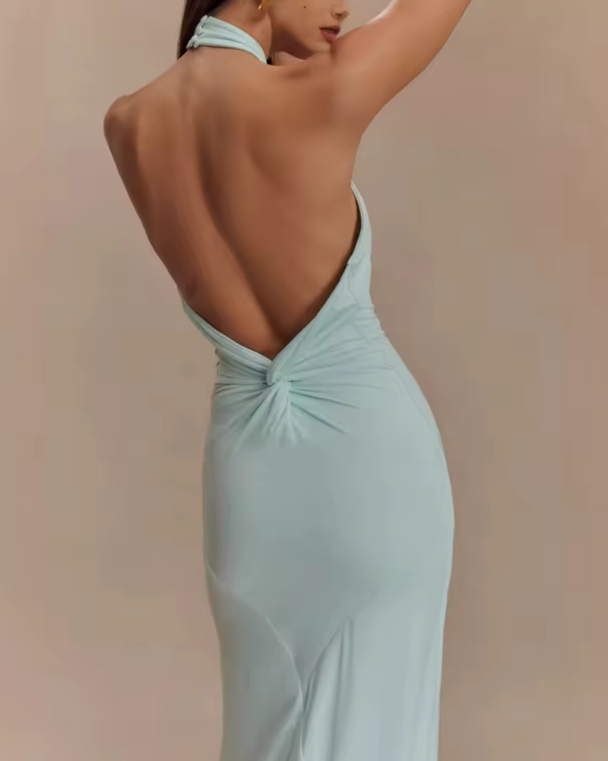Aria | Vestito Elegante Halter Lungo