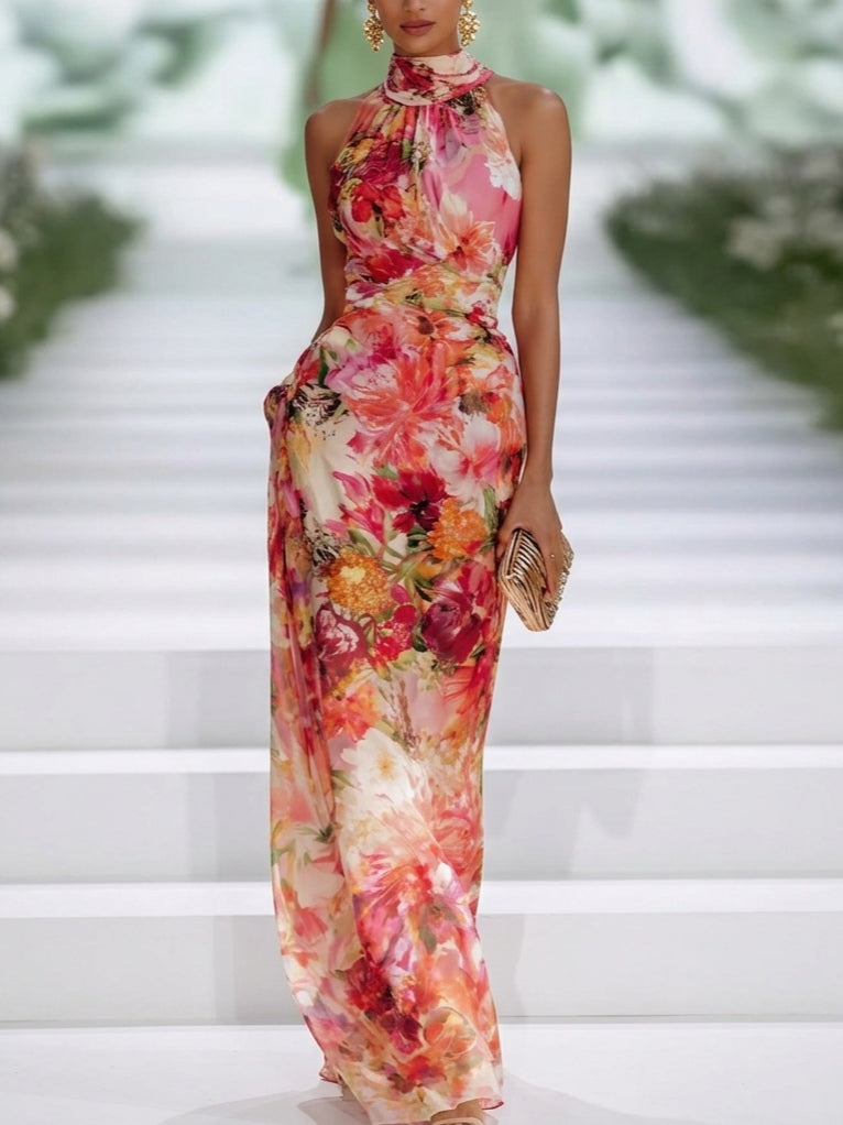Marisol | Vestito con Scollatura Halter