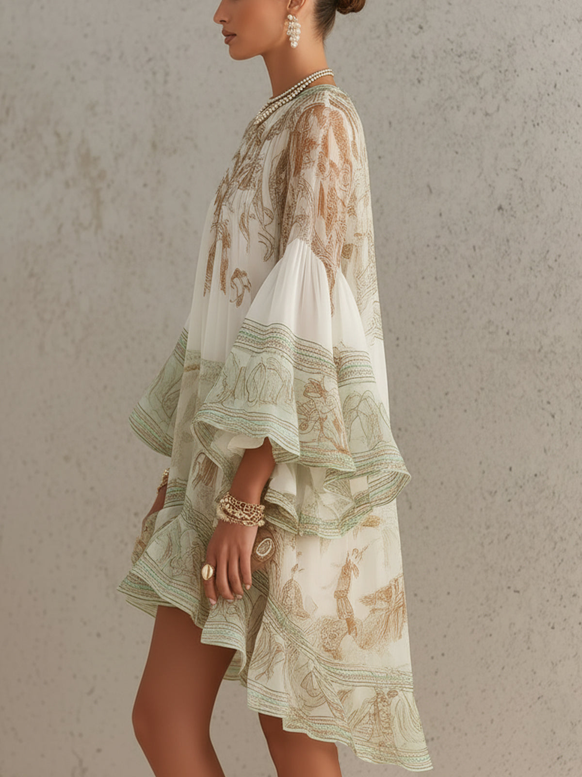 Cosette | Vestito a Righe con Volant