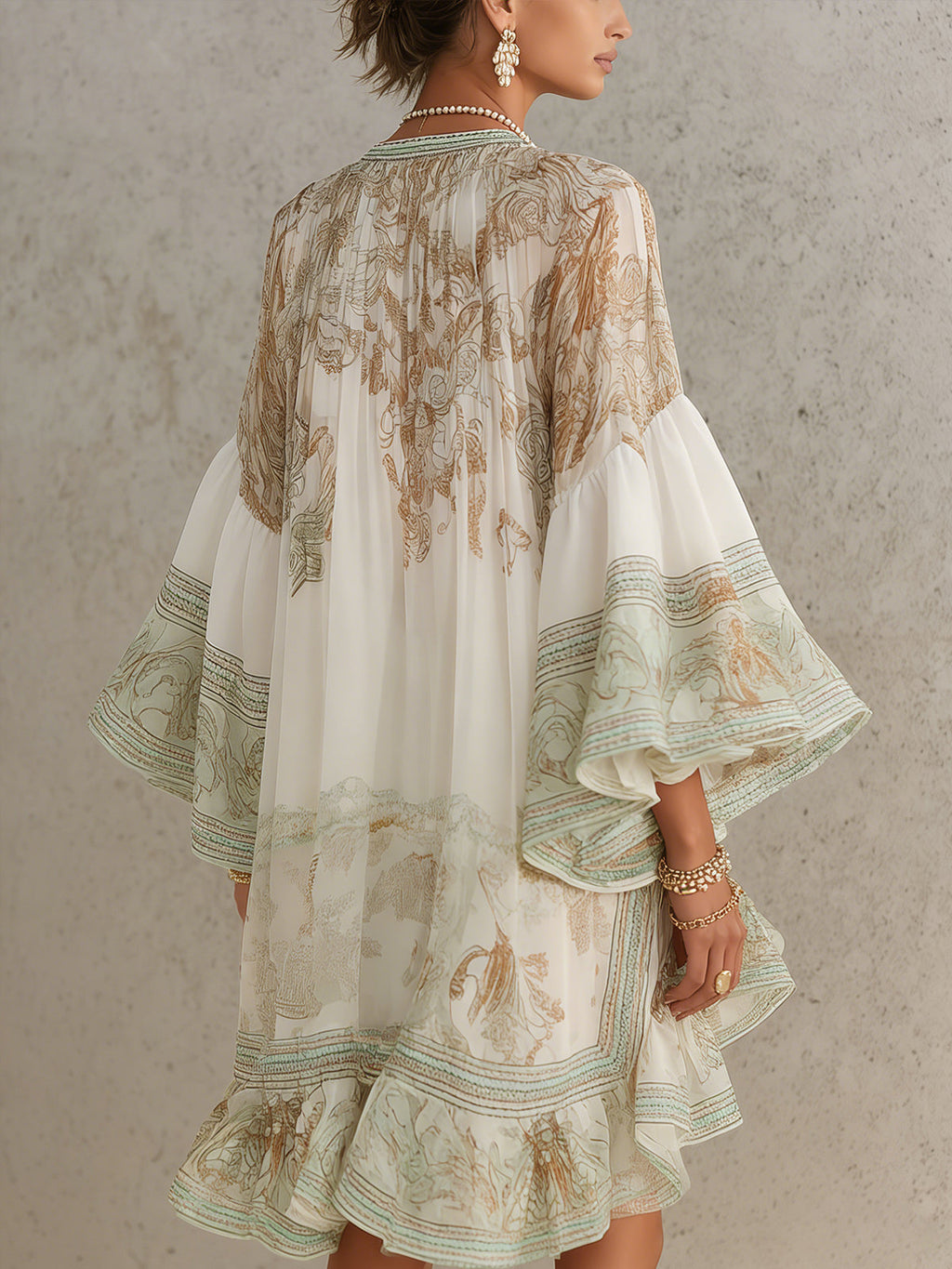 Cosette | Vestito a Righe con Volant