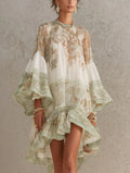 Cosette | Vestito a Righe con Volant