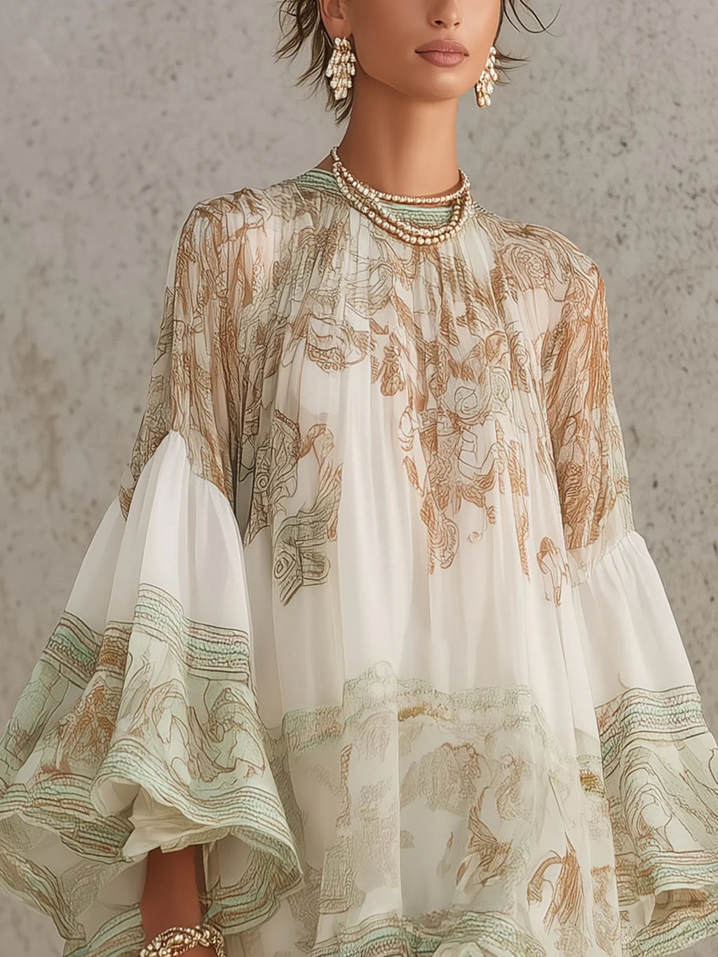 Cosette | Vestito a Righe con Volant
