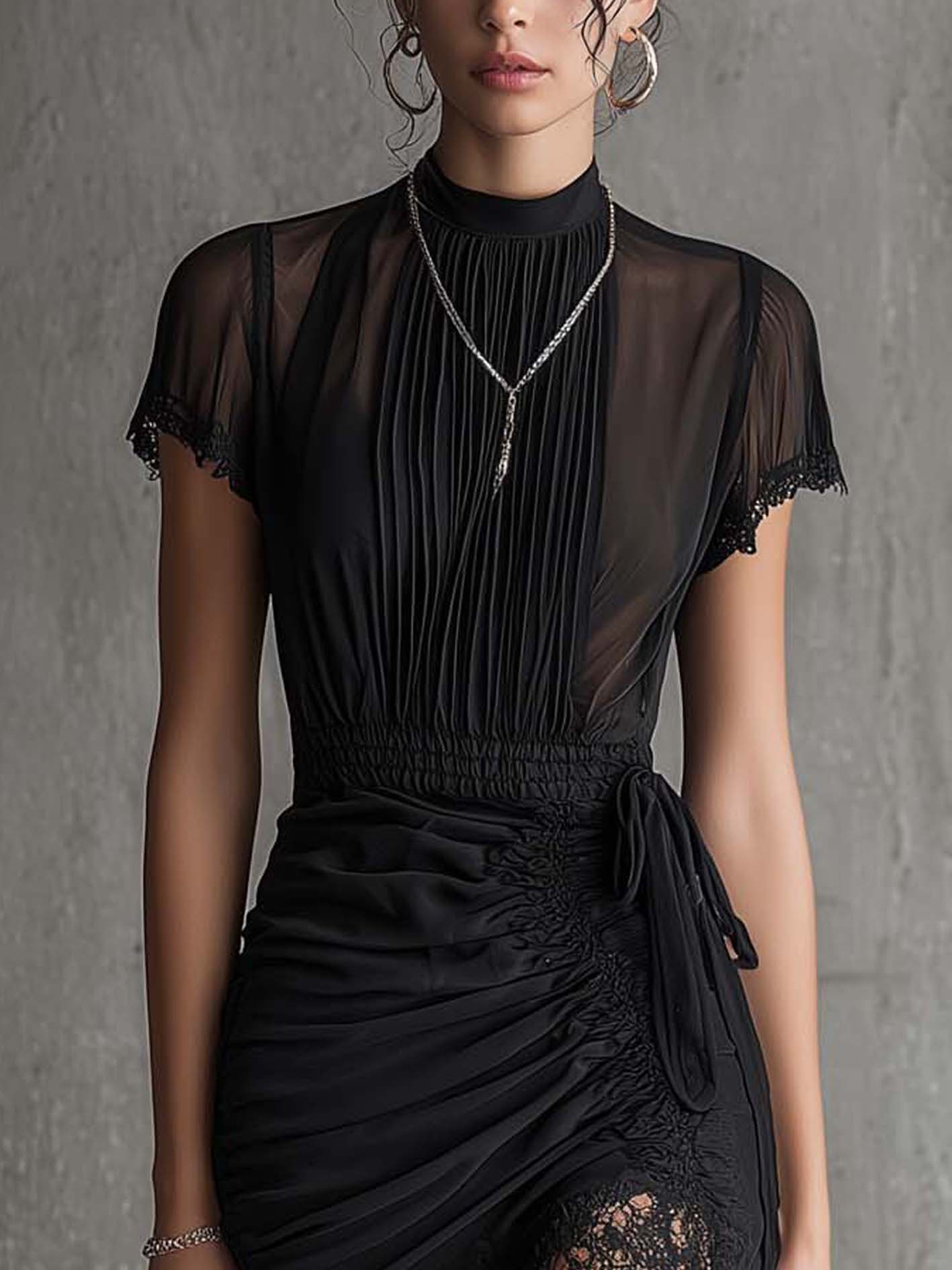 Simona | Vestito con Vita Plissettata