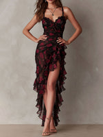 Carmela | Vestito Floreale con Volant