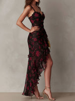 Carmela | Vestito Floreale con Volant