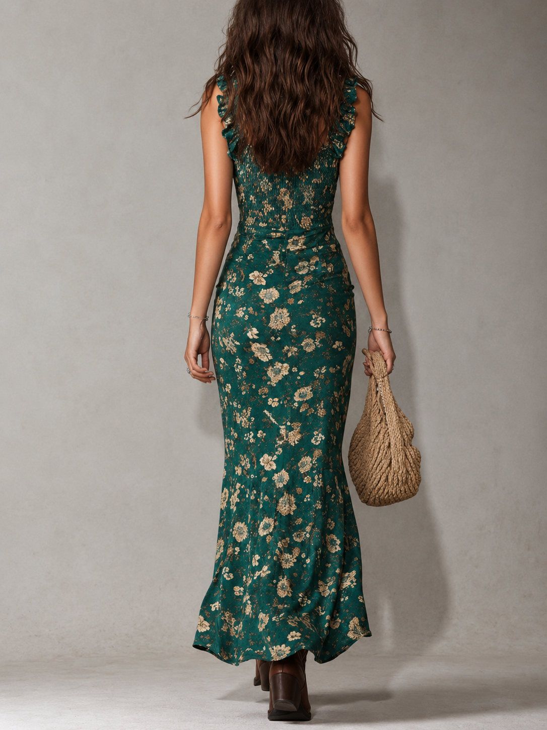 Alina | Vestito Bohemien con Maniche a Volant