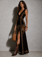 Nadia | Vestito Bohemien con Scollatura a V